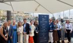Corrado Medina accepting the award on behalf of Amico & Co